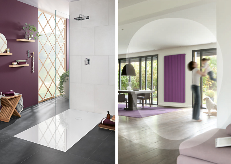 Le violet dans la décoration intérieure